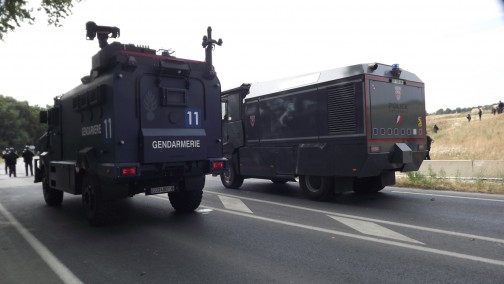 Manifestation contre l' A69 5 juillet 2025 dans le Tarn chateau de Scopont